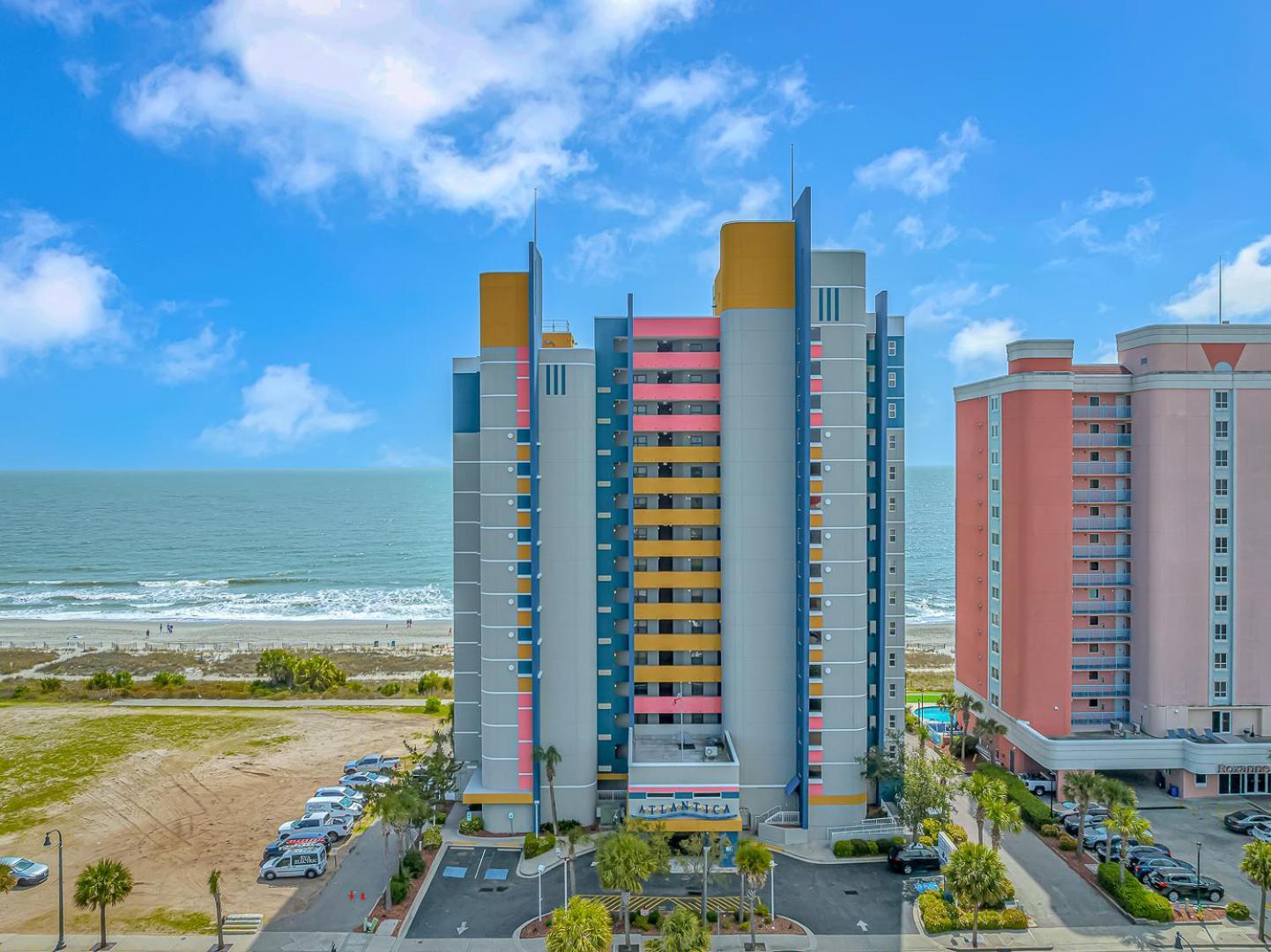 Beautifully Decorated Direct Oceanfront 1 Bedroom 1 Ba Condo Atlantica 1003 Myrtle Beach Bagian luar foto