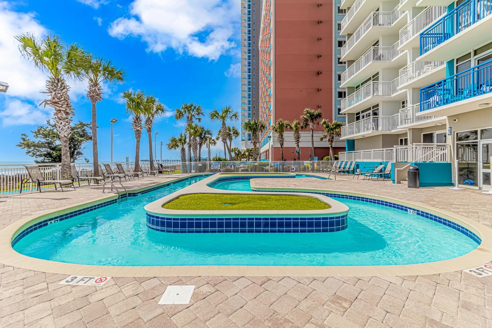 Beautifully Decorated Direct Oceanfront 1 Bedroom 1 Ba Condo Atlantica 1003 Myrtle Beach Bagian luar foto