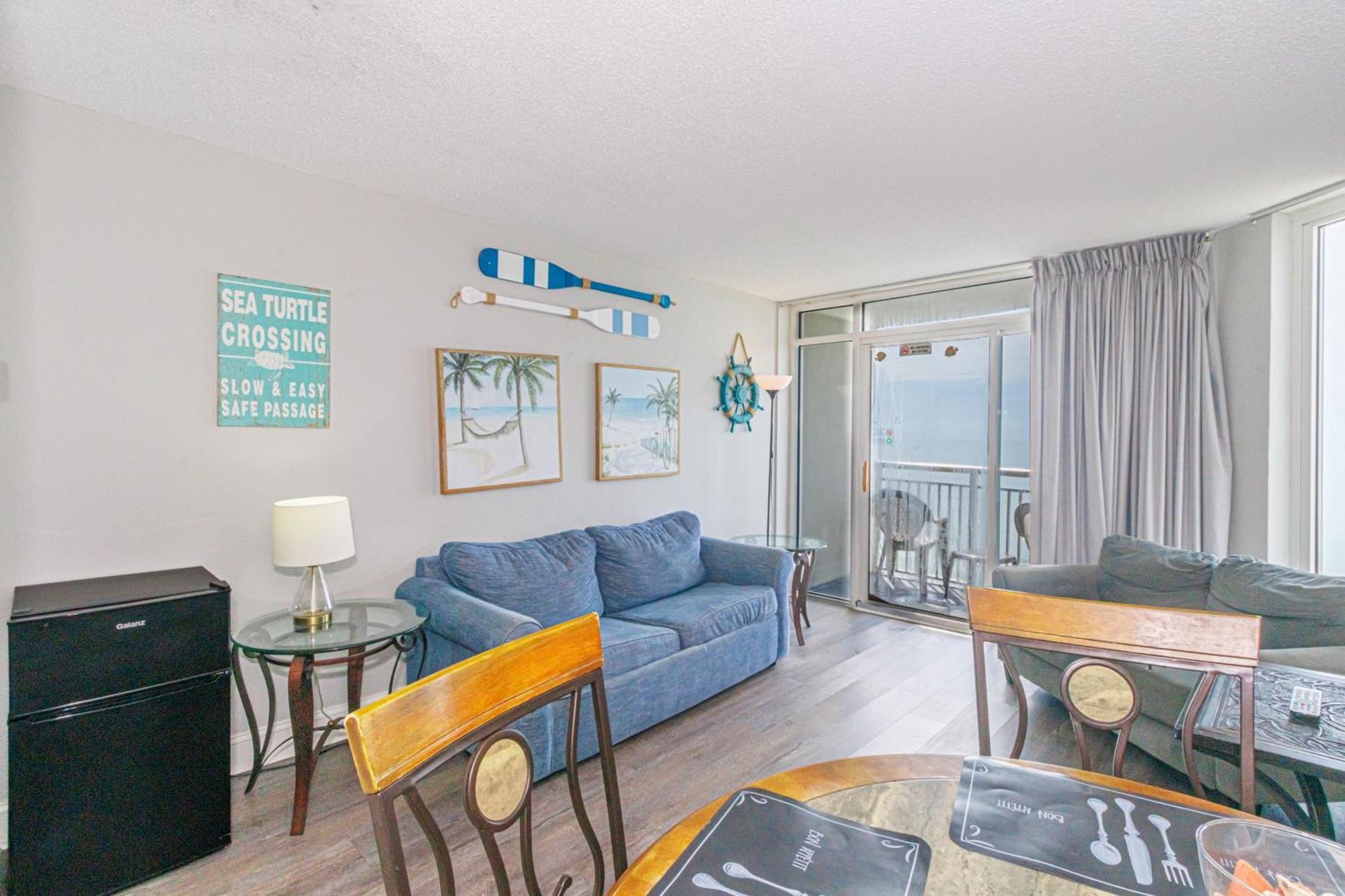 Beautifully Decorated Direct Oceanfront 1 Bedroom 1 Ba Condo Atlantica 1003 Myrtle Beach Bagian luar foto