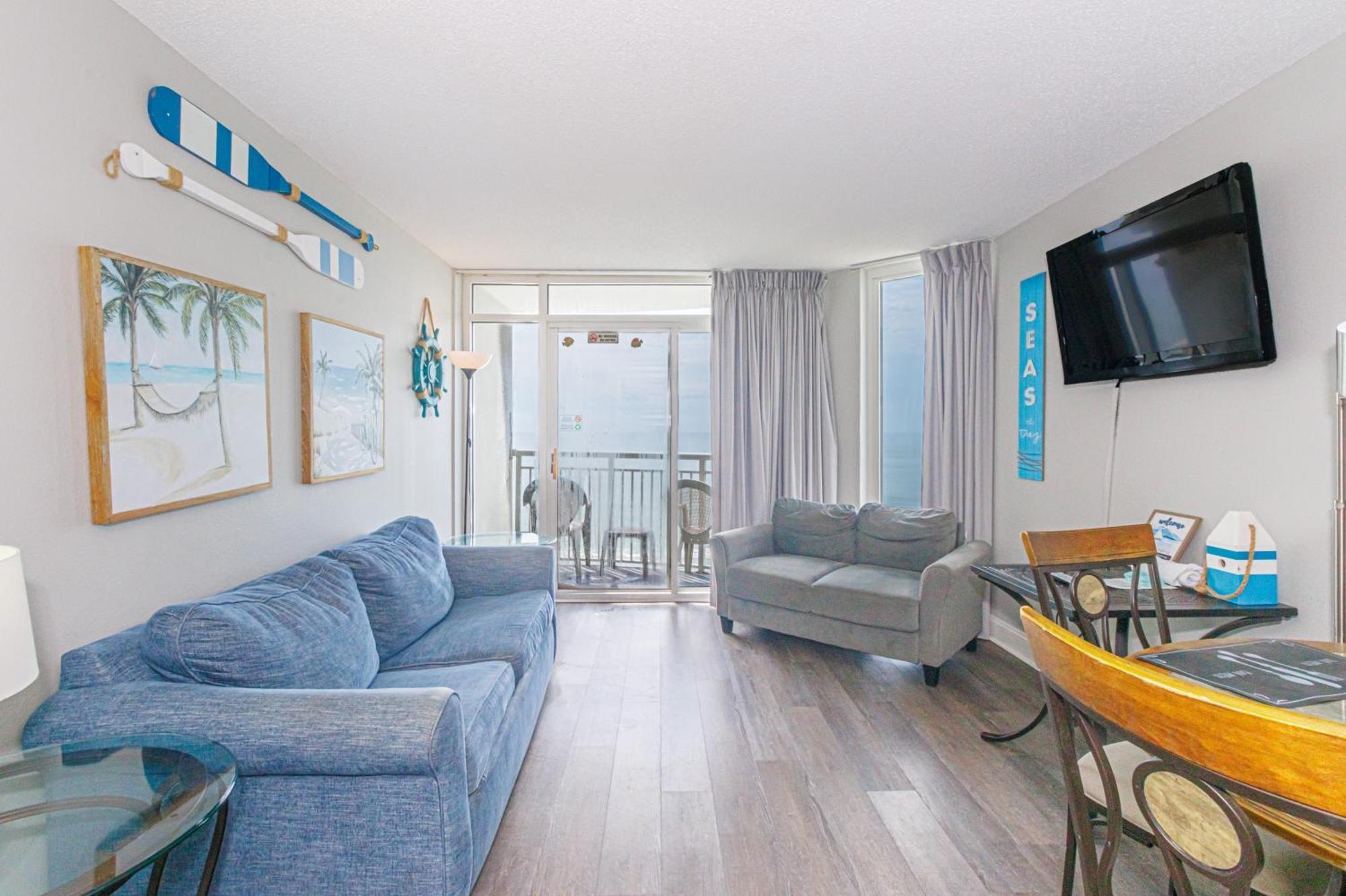 Beautifully Decorated Direct Oceanfront 1 Bedroom 1 Ba Condo Atlantica 1003 Myrtle Beach Bagian luar foto