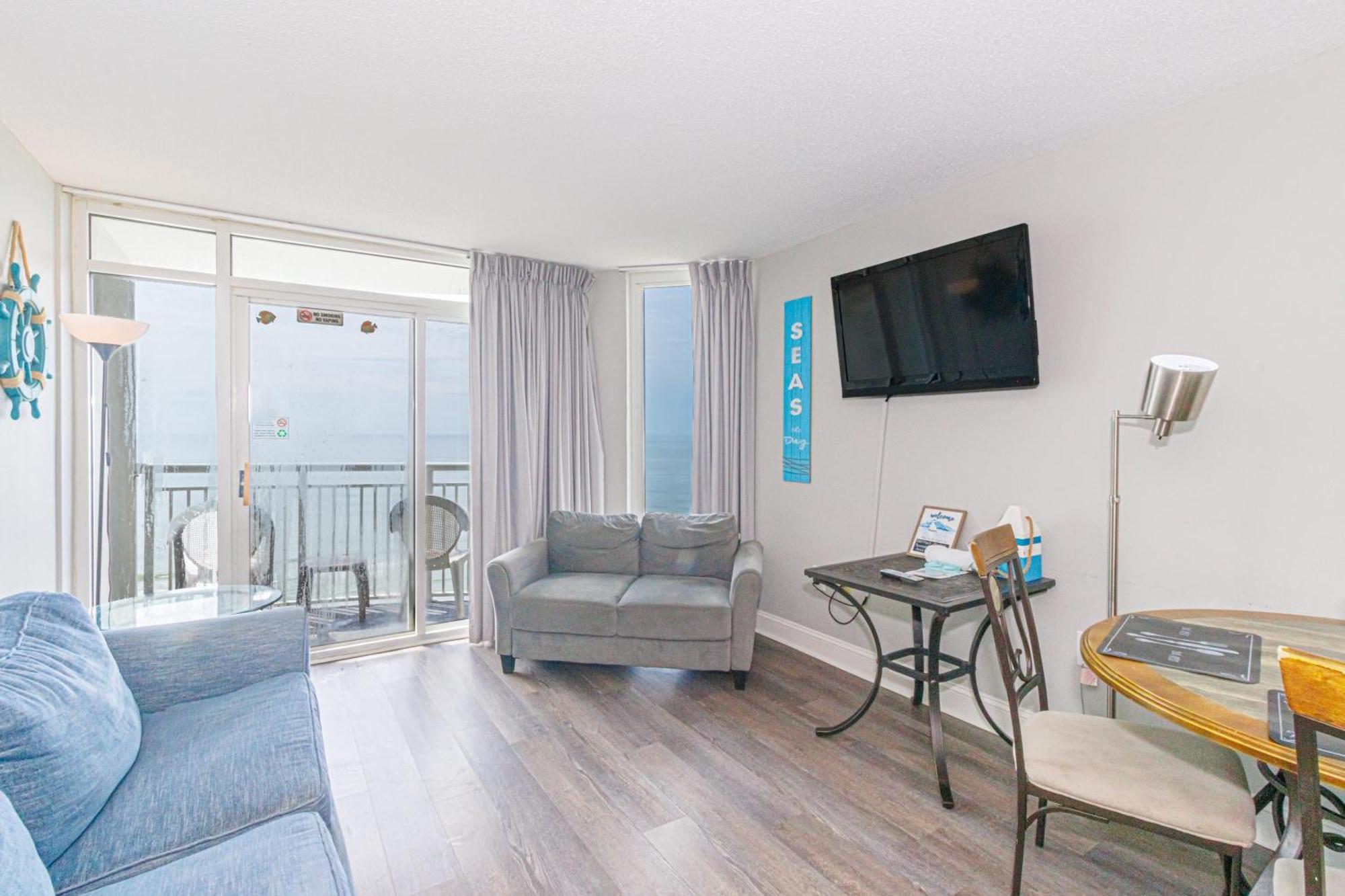 Beautifully Decorated Direct Oceanfront 1 Bedroom 1 Ba Condo Atlantica 1003 Myrtle Beach Bagian luar foto